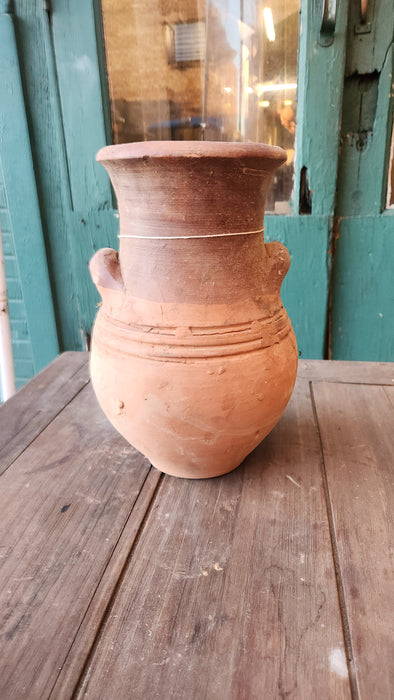 TERRA COTTA VASE WITH HANDLES