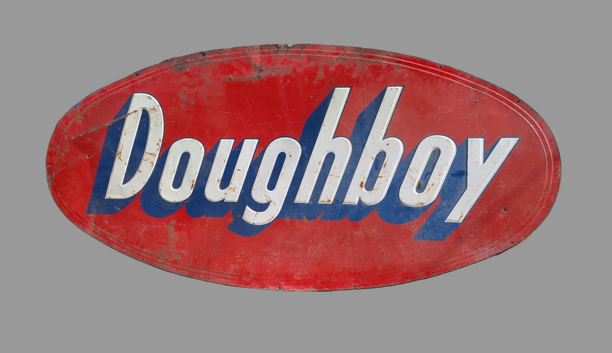 VINTAGE DOUGHBOY ADVERTISING SIGN