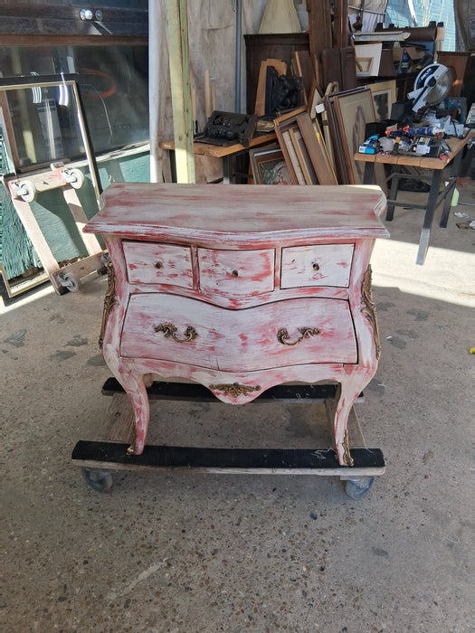SMALL PAINTED BOMBAY CHEST
