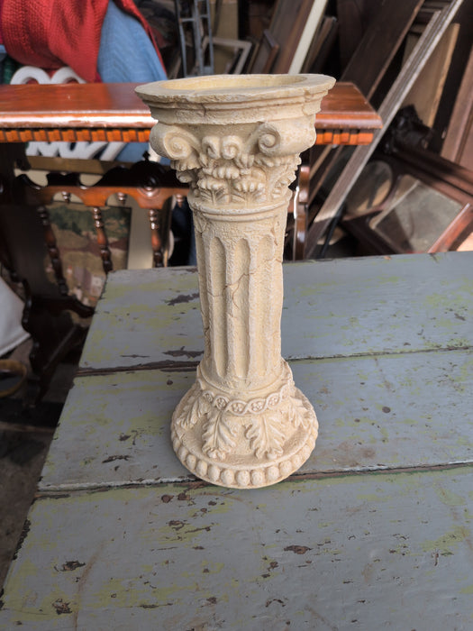 FAUX PLASTER CANDLE HOLDER
