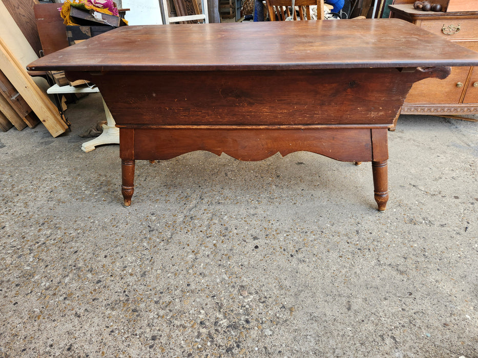 ANTIQUE 19TH CENTURY DOUGH BOWL TABLE
