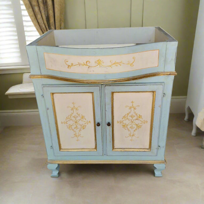 PAINTED VANITY BASE- NO TOP