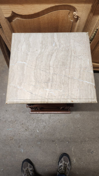 HENRI II MARBLE TOP NIGHT STAND