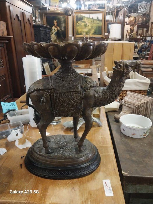 LARGE BRONZE MOORISH CAMEL COMPOTE