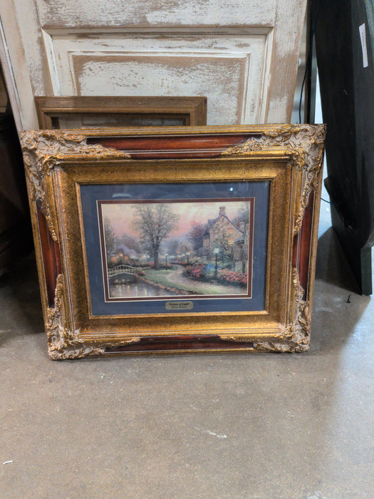 ORNATE FRAMED KINKAID PRINT