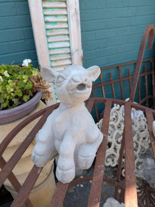 SMALL CONCRETE COW 1 OF 2