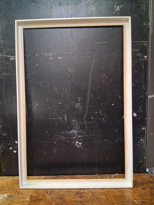 LARGE WHITE MODERN FRAME