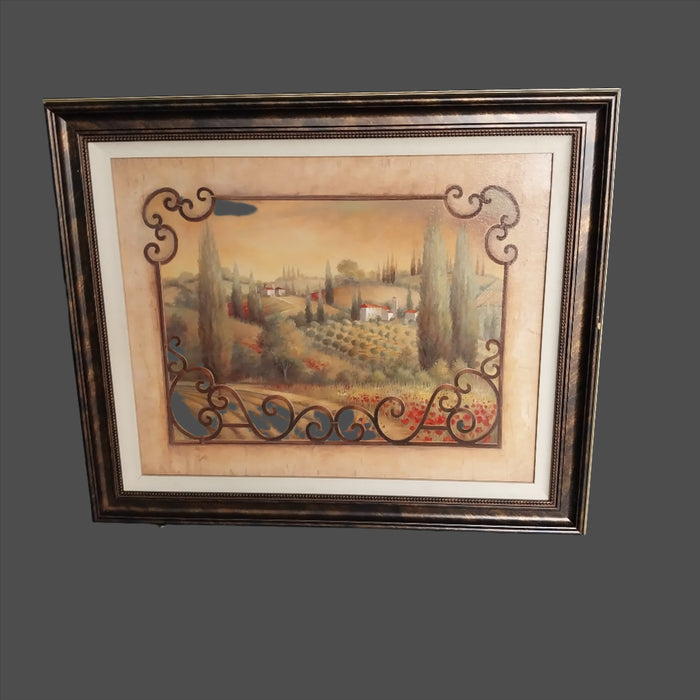 FRAMED VINEYARD PRINT