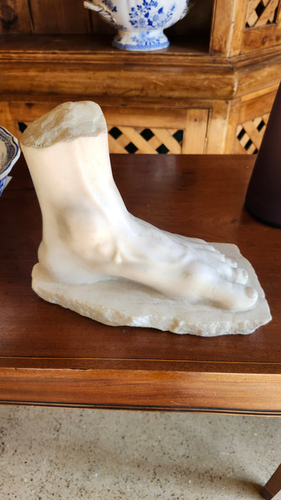 MARBLE FOOT STATUE