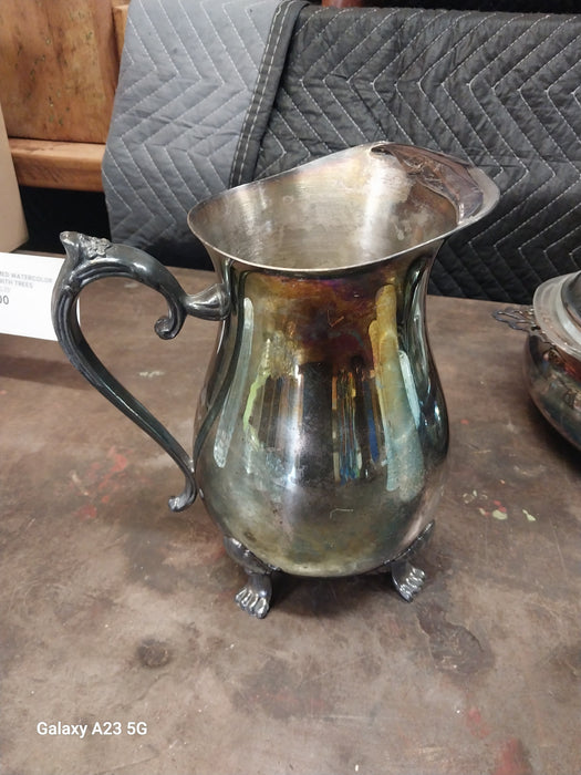 SILVER PLATE  WATER PITCHER