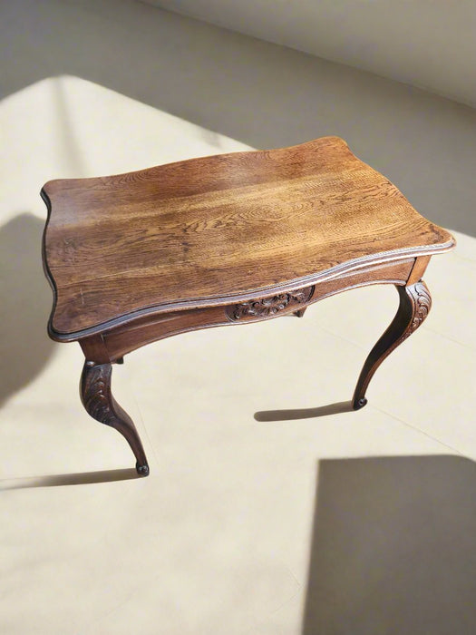 LOUIS XV OAK CENTER TABLE