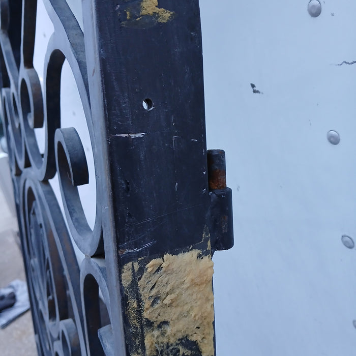 ARCHED WROUGHT IRON PANEL