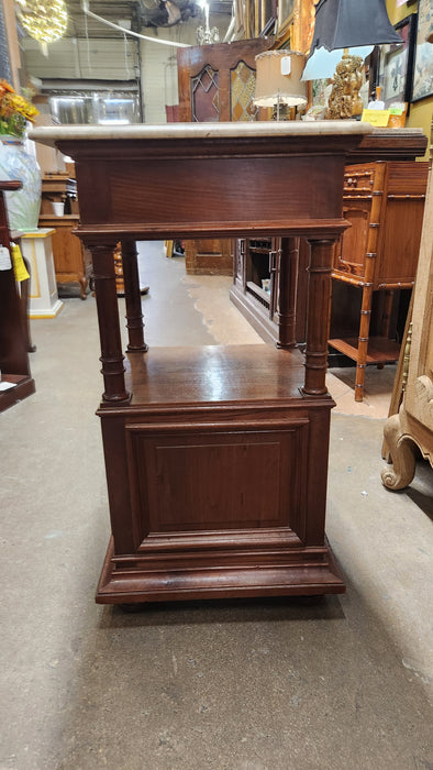 HENRI II MARBLE TOP NIGHT STAND