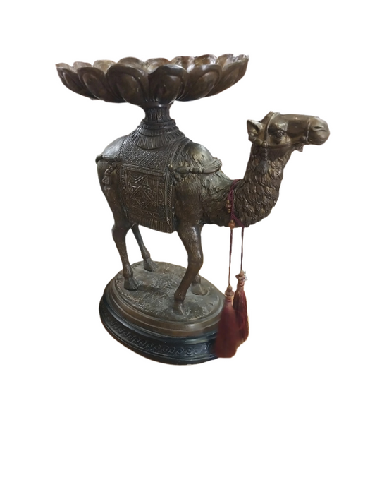 LARGE BRONZE MOORISH CAMEL COMPOTE