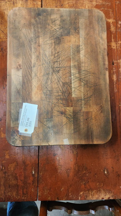 LARGE VINTAGE BOOS BOARD CHERRY CUTTING BOARD