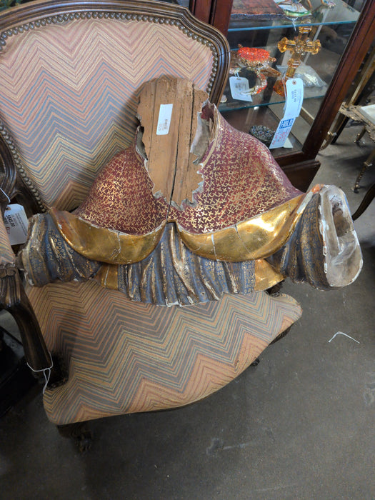 EARLY 18TH CENTURY PRE FRENCH REVOLUTION SAINT - PURPOSEFULLY NO HEAD