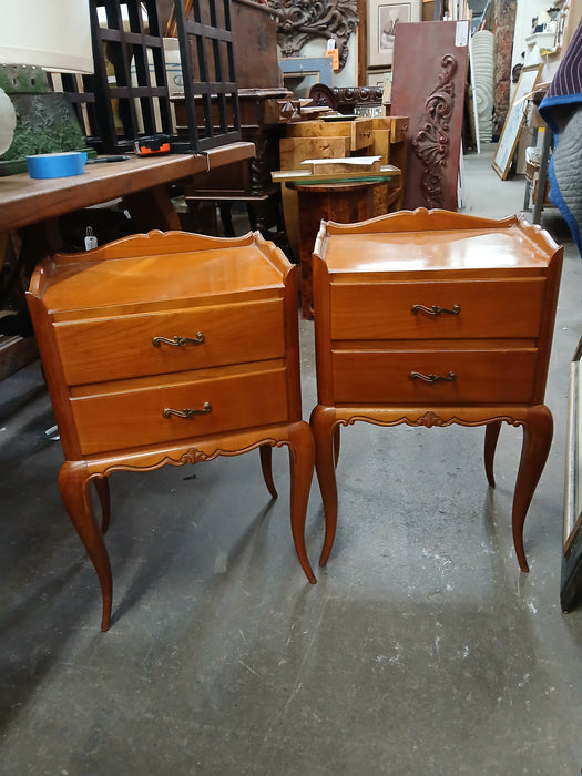 PAIR OF LOUIS XV  CHERRY SIDES CHESTS