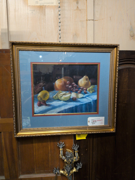 FRAMED FRUIT PASTEL BY CORTEZ