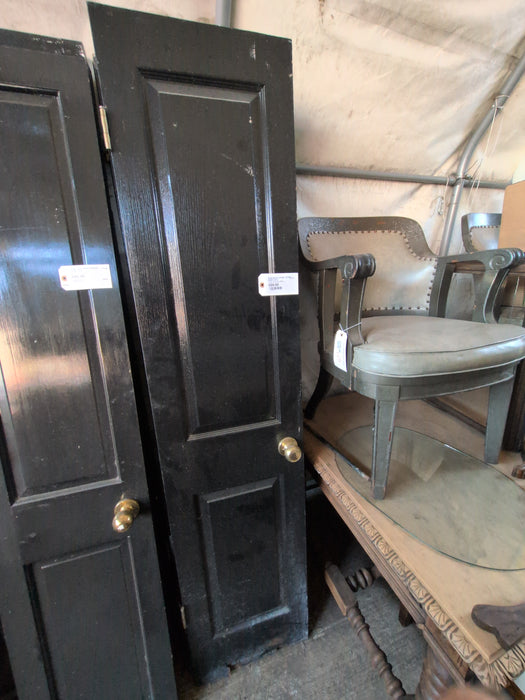 SLIM HEAVY 2 PANEL  BLACK DOOR 1 OF 3