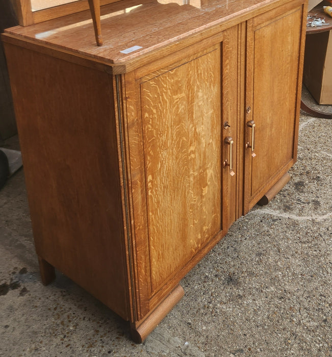 MARBLE TOP MIDCENTURY MARBLE TOP SERVER 1930S