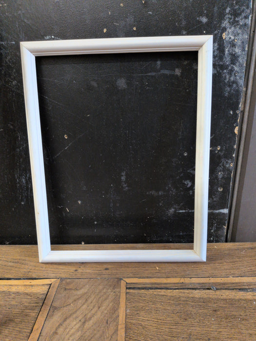 SMALL SIMPLE WHITE FRAME 1 OF 2