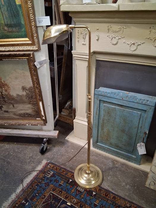 SMALL BRASS FLOOR LAMP