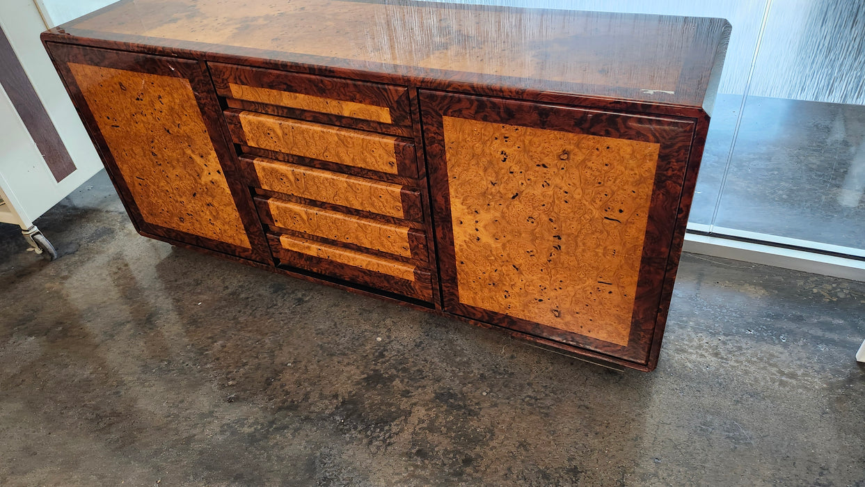 MODERN CARPATHIAN ELM BURL CREDENZA