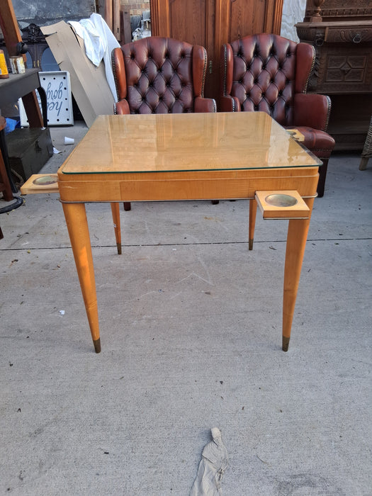 MID CENTURY MODERN GAME TABLE
