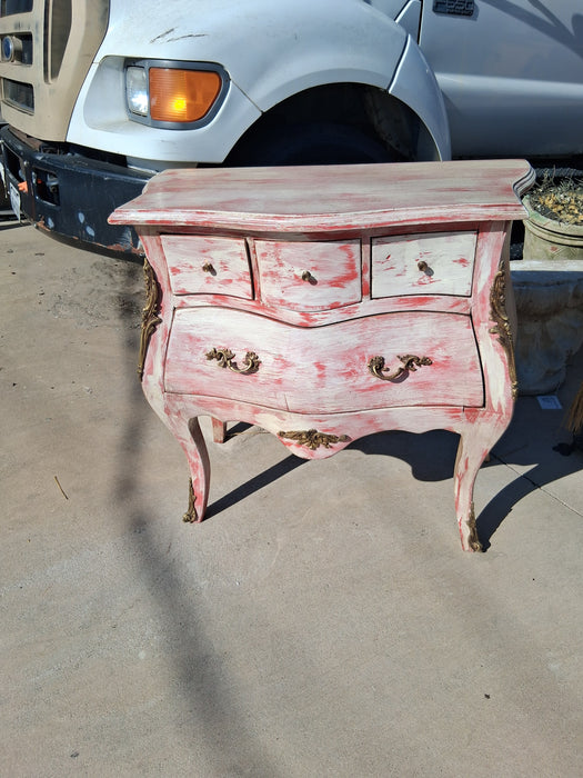 SMALL PAINTED BOMBAY CHEST