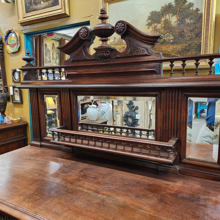 LARGE MAHOGANY DESSERT / SERVING BUFFET