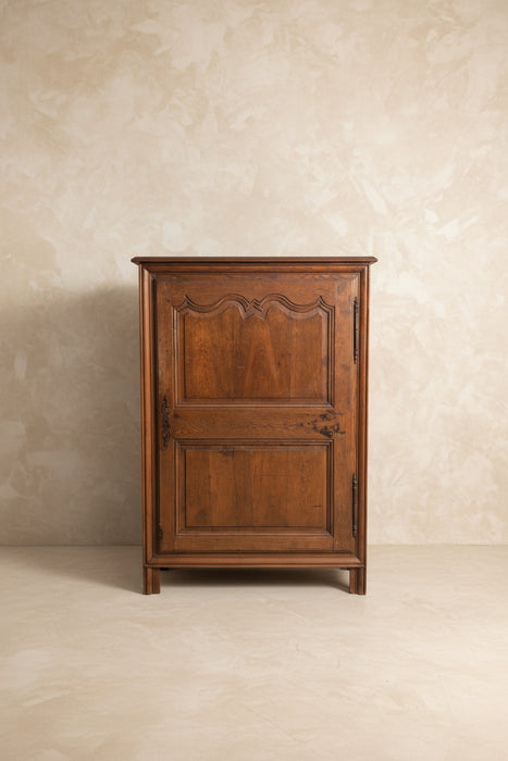 EARLY ONE DOOR NORMANDY CABINET