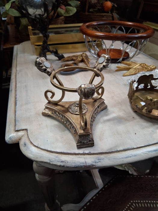 RESIN AND METAL ORB BASE