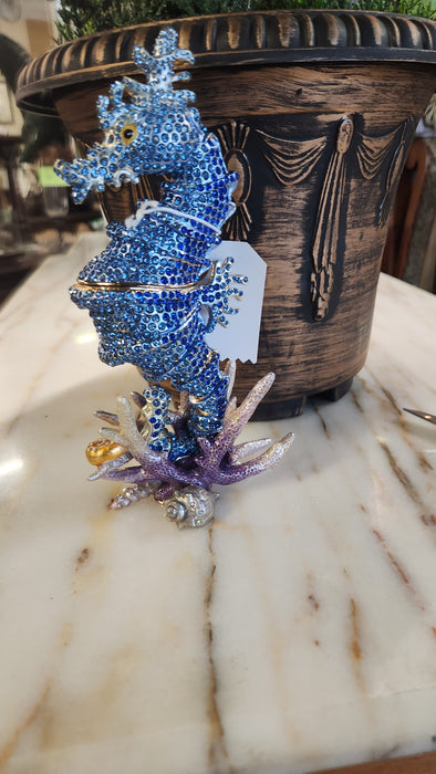 JEWELED SEA HORSE BOX