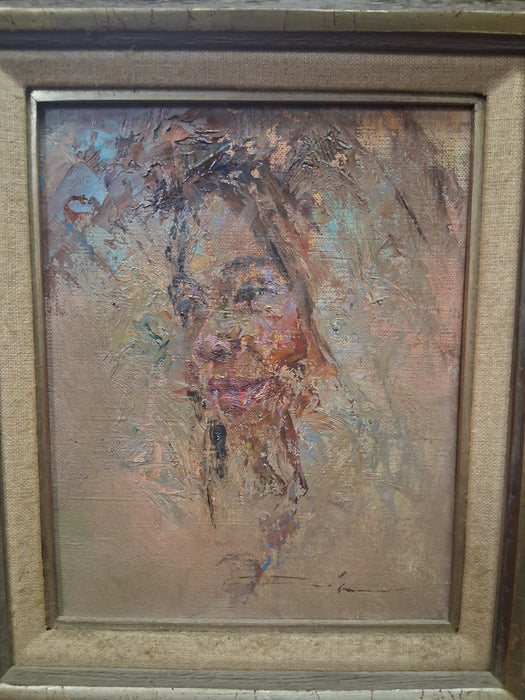 MULTICOLORED PORTRAIT OF A GIRL