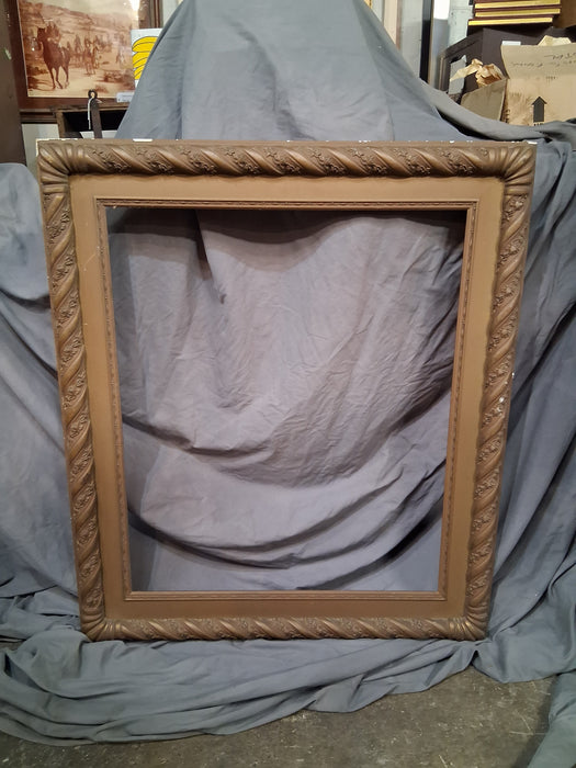 PAIR OF LARGE BROWN FRENCH FRAMES