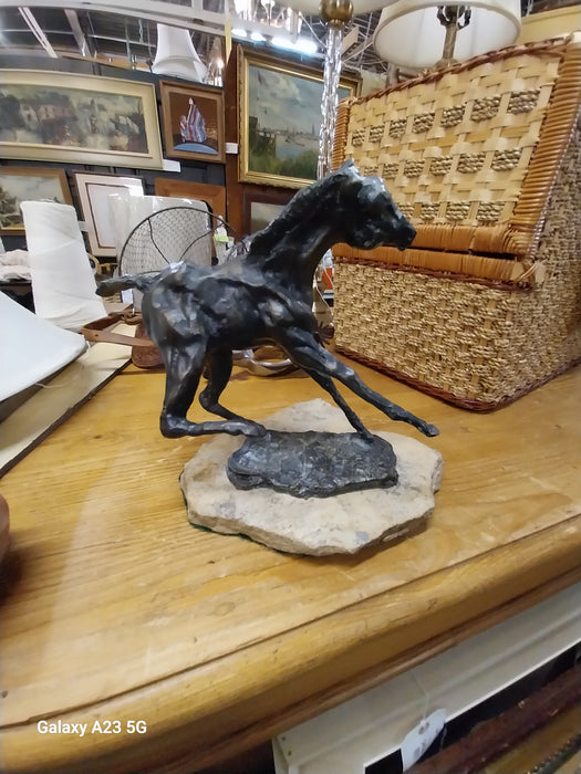 BRONZE PONY STATUE