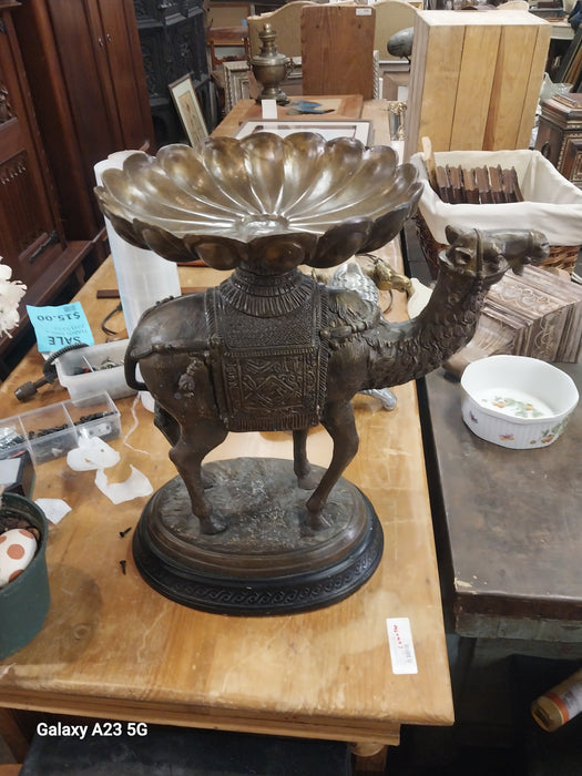 LARGE BRONZE MOORISH CAMEL COMPOTE