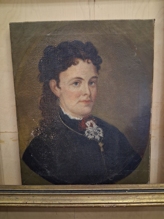 AS FOUND FEMALE PORTAIT UNFRAMED