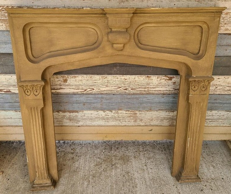 SMALL PAINTED MANTLE WITHOUT TOP C. 1880