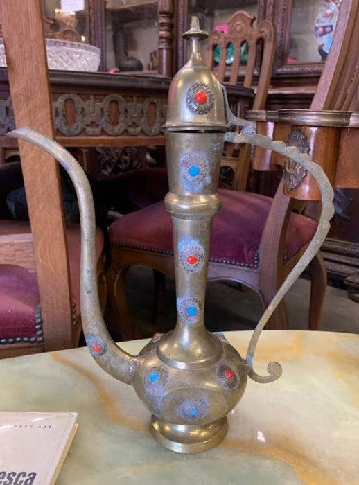 VINTAGE TURKISH BRASS TEAPOT