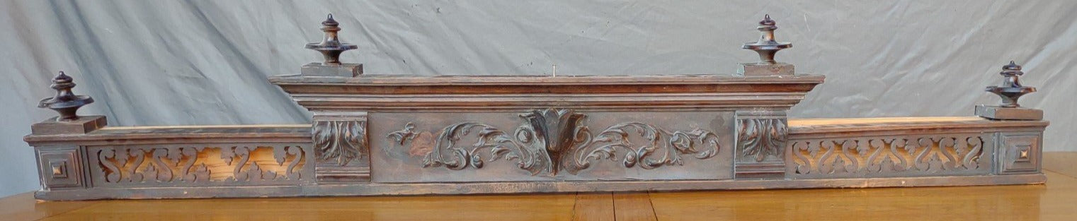 CARVED ITALIAN PEDIMENT