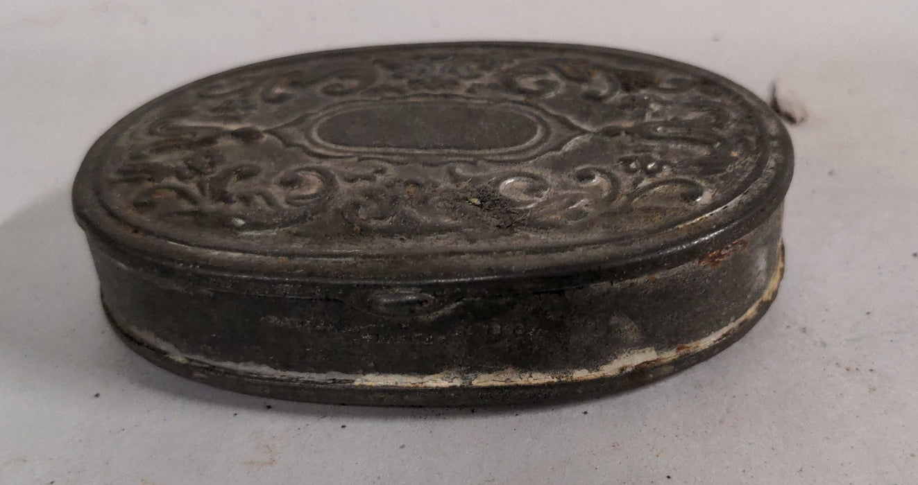 TINY TIN OVAL BOX