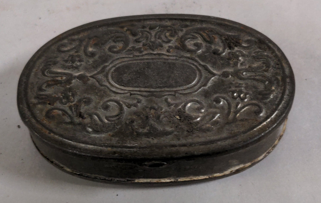 TINY TIN OVAL BOX