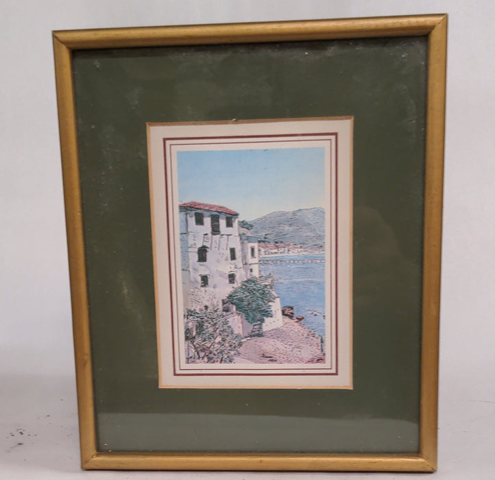SMALL VINTAGE HARBOR PRINT
