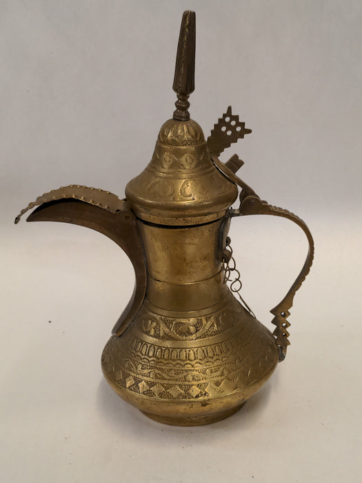 BRASS LIDDED EWER