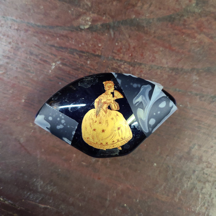LIMOGE TINY BOX WITH LADY