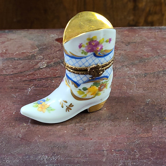 LIMOGE COWBOY BOOT LIDDED BOX