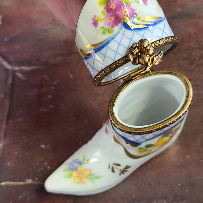 LIMOGE COWBOY BOOT LIDDED BOX