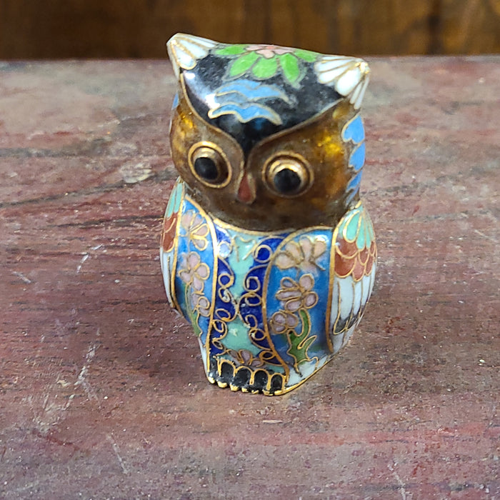 CLOISSONE LARGER OWL FIGURINE