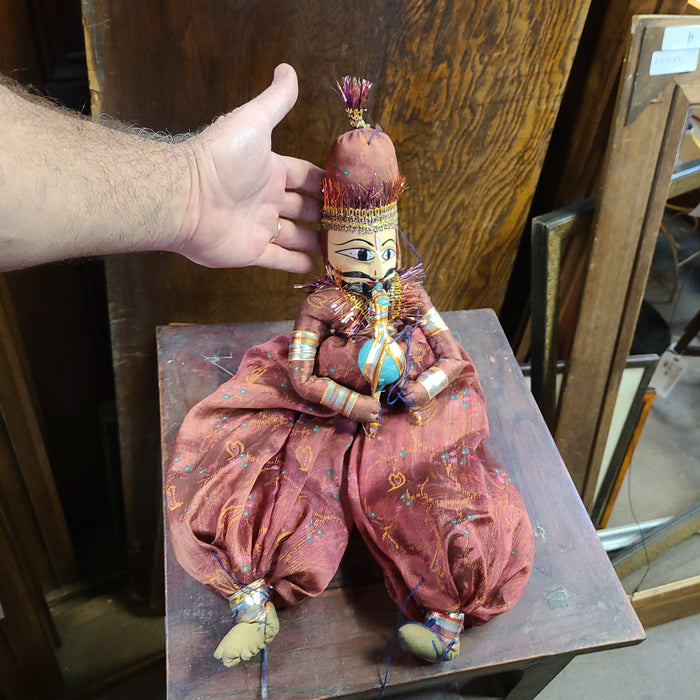 COLORFUL CLOTH PUPPET FROM INDIA